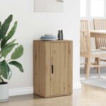 vidaXL Buffet chêne artisanal 40 x 33 x 70 cm Bois d'ingénierie