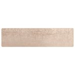 vidaXL Coureur de Tapis MARSA Beige 50 x 250 cm Polyester et PVC