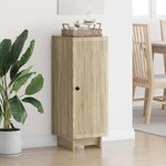 vidaXL Buffet Chêne Sonoma 33 x 34 5 x 90 cm Bois d'ingénierie
