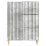 vidaXL Buffet Gris béton 66 x 34 5 x 90 cm Bois d'ingénierie