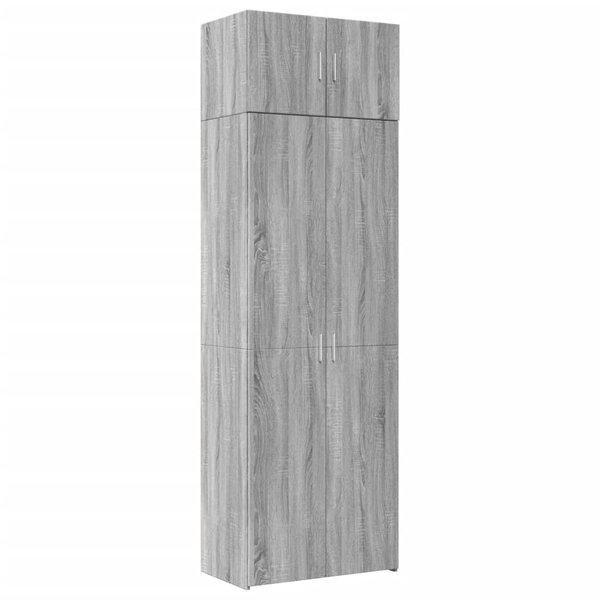vidaXL Armoire de rangement sonoma gris 70x42 5x225 cm