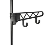 vidaXL Porte-vêtements Acier et tissu non-tissé 55x28 5x175 cm Noir