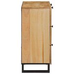 vidaXL Buffet Marron 60 x 33 x 75 cm Bois de mangue massif