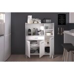 Buffet combiné de cuisine 101 cm Blanc - OSLO