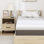 vidaXL Coussins de Matelas Blanc 70 x 200 cm