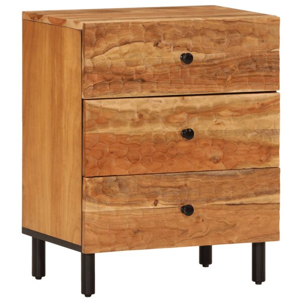 vidaXL Table de chevet 50x33x60 cm bois d'acacia solide