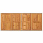 vidaXL Ensemble de salle à manger pour jardin 7 Pièces Beige et marron