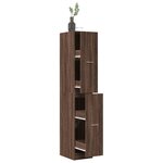 vidaXL Armoire apothicaire chêne marron 30x41x174 5 cm bois ingénierie