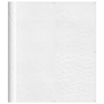 vidaXL Écran de balcon blanc 120x800 cm 100  polyester oxford