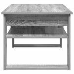 vidaXL Table basse Gris Sonoma 96 x 54 x 44 cm Bois d'ingénierie