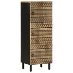 vidaXL Buffet haut 40x33 5x110 cm bois de manguier brut massif