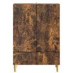 vidaXL Buffet Chêne fumé 66 x 34 5 x 95 cm Bois d'ingénierie