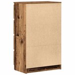 vidaXL Buffet vieux bois 60x35x98 5 cm bois d'ingénierie