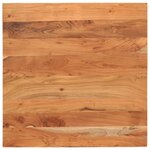 vidaXL Dessus de table 90x90x2 5 cm carré bois massif d'acacia