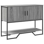 vidaXL Table console sonoma gris 100x35x74 5 cm bois d'ingénierie