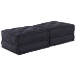 vidaXL Canapé modulaire 2 Pièces Anthracite 70 x 70 x 36 cm tissu
