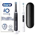 Brosses à Dents Électriques Noire et Blanche  2 Brossettes