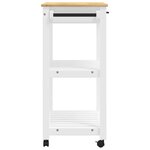 vidaXL Chariot de cuisine MONZA 84x40x90 cm bois massif de pin