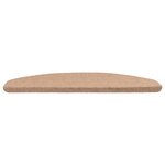 vidaXL Tapis d'escalier auto-adhésifs 15 pc 80 x 28 x 3 5 cm Beige