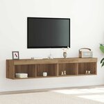 vidaXL Ensemble meuble TV 2 Pièces Chêne artisanal 80 x 30 x 30 cm