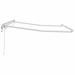 vidaXL Cadre d'auvent Blanc 3 x 2 5 m Aluminium