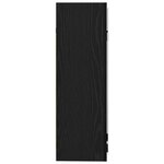 Armoire Miroir de Salle de Bain vidaXL - Chêne Noir 62 5x20 5x64cm en Bois d'ingénierie