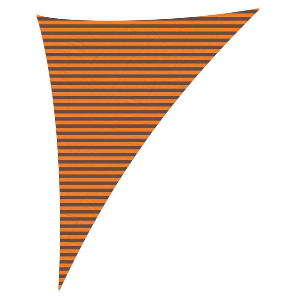 vidaXL Voile d'ombre Orange et marron 4 x 5 x 6 4 m