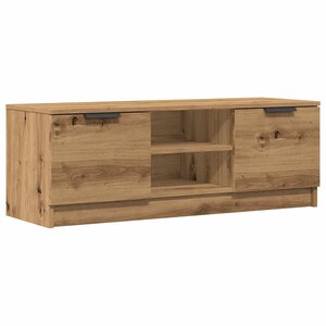 vidaXL Meuble TV chêne artisanal 102x35x36 5 cm bois d'ingénierie