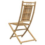 vidaXL Chaises pliables de jardin lot de 2 46x66x99 cm bambou