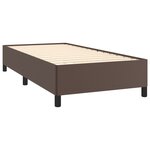 vidaXL Cadre de lit sans matelas marron 80x200 cm similicuir