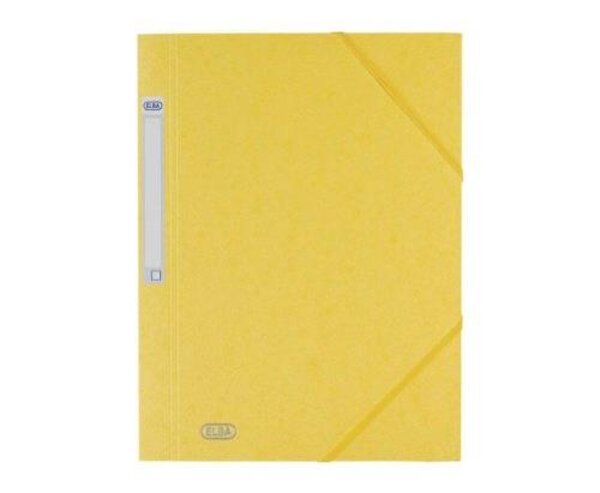 Chemises à élastiques Eurofolio  A4  0 7 mm  jaune épaisseur: 0 7 mm ELBA