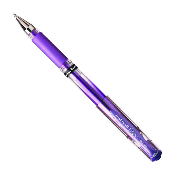 Stylo roller Signo broad Ecriture large Violet métal
