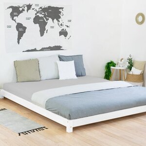 Lit double TATAMI 180 x 200 blanc