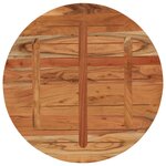 vidaXL Dessus de table Ø90x2 5 cm rond bois massif d'acacia