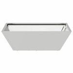 vidaXL Set de 5 Jardinières Bol de Jardin 50x50x15 cm en Acier Galvanisé