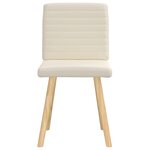 vidaXL Chaises à manger lot de 2 Lin