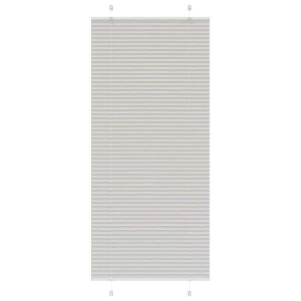 vidaXL Store plissé gris clair 90x200 cm largeur du tissu 89 4 cm