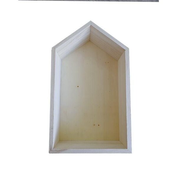 3 étagères en bois maison 30 5 x 18 x 10 cm