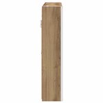vidaXL Armoire Miroir de Salle de Bain avec étagère Chêne artisan