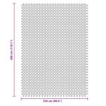 vidaXL Tapis de sol de camping vert 3x2 5 m