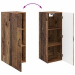vidaXL Armoire Murale Bois ancien 33 x 34 5 x 90 cm Bois d'ingénierie