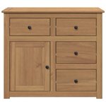 vidaXL Buffet avec tiroirs Panama 93x40x80 cm bois massif de pin