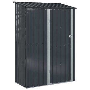 vidaXL Cabanons de jardin Anthracite 140 5 x 74 x 200 cm Métал