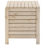 vidaXL Boîte de rangement avec couvercle RANA bois massif de pin