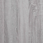 vidaXL Meuble d'évier sonoma gris 58x33x60 cm bois d'ingénierie