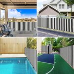 vidaXL Filet brise-vue anthracite et blanc 1 2x10 m PEHD 75 g/m²