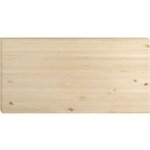 Plateau de table en pin 160 x 80 cm kit line
