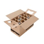 Pack and Move - Lot 40 cartons déménagement stockage livres - 40 x 30 x 30 cm - Poignées renforcées - 2 adhésifs offerts