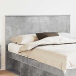 vidaXL Tête de lit Gris béton 140 cm Bois d'ingénierie