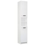 vidaXL Armoire de salle de bain blanc 32x34x188 5 cm bois d'ingénierie